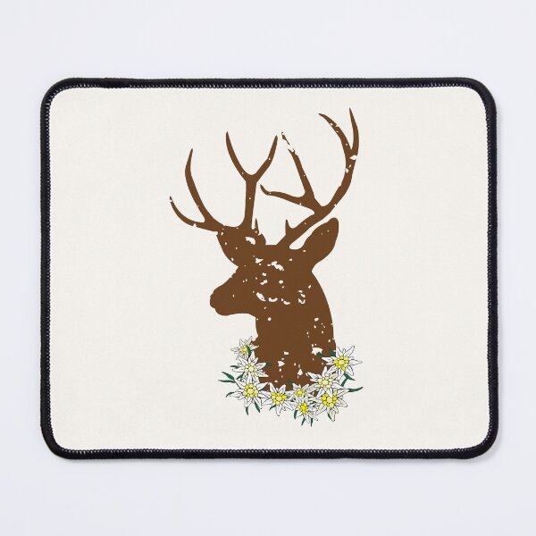 Item preview, Oktoberfest Stag With Edelweiss Flowers designed and sold by ElJimmo.