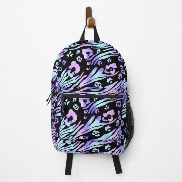 Item preview, Purple Tie-Dye Tiger Leopard Animal Print designed and sold by murkyswamp.