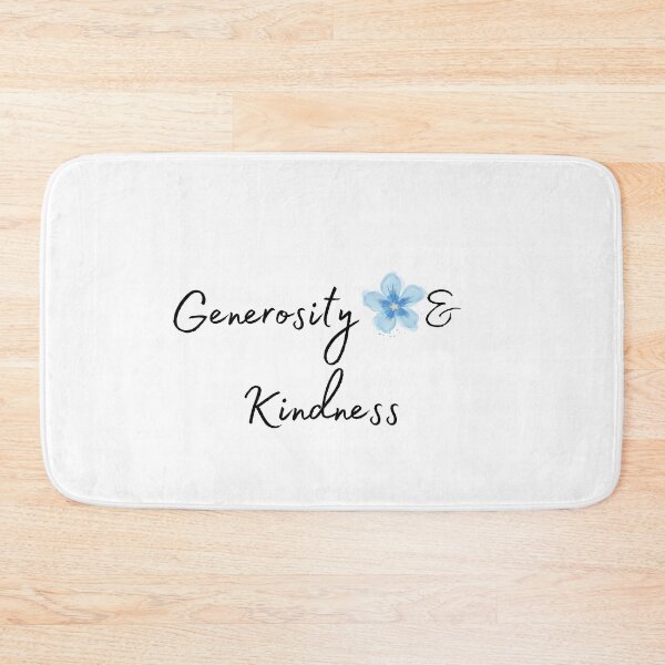 Item preview, GENEROSITY & KIDNESS designed and sold by TrendyLuxShop.