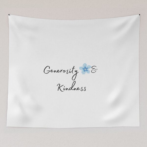 Item preview, GENEROSITY & KIDNESS designed and sold by TrendyLuxShop.