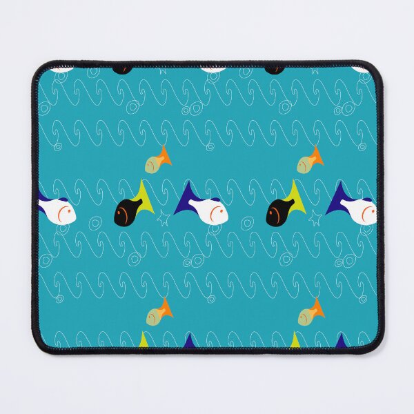 Item preview, Patterns Bleu 03 GOLDEN FISH designed and sold by AZEM-ST.