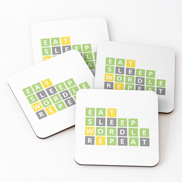 Item preview, Eat, Sleep, Wordle, Repeat Wordle fan design designed and sold by DestinationAU.