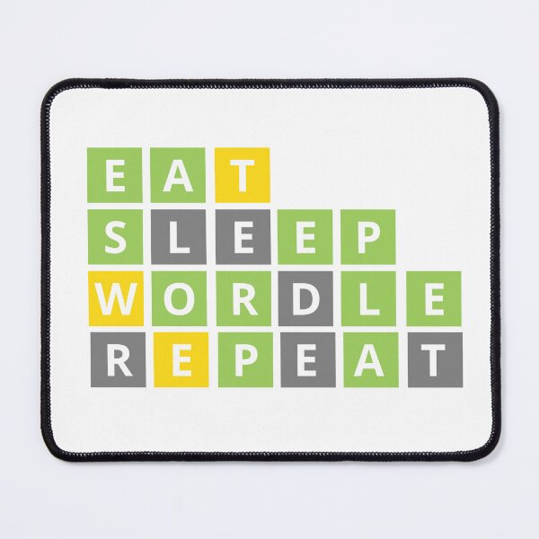 Item preview, Eat, Sleep, Wordle, Repeat Wordle fan design designed and sold by DestinationAU.