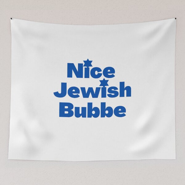 Item preview, Jewish Bubbe blue designed and sold by NJGDesigns.
