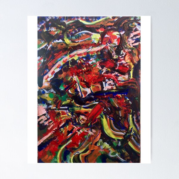 Item preview, Red Abstract Art , Aesthetic Abstract , Red Pattern , Red Abstract Pattern designed and sold by BeTheVibe.