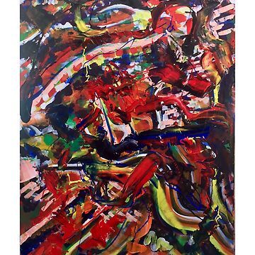 Artwork thumbnail, Red Abstract Art , Aesthetic Abstract , Red Pattern , Red Abstract Pattern by BeTheVibe