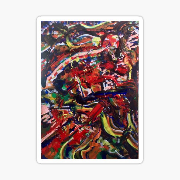 Item preview, Arte abstracto rojo , Resumen estético , Patrón rojo , Patrón abstracto rojo designed and sold by BeTheVibe.