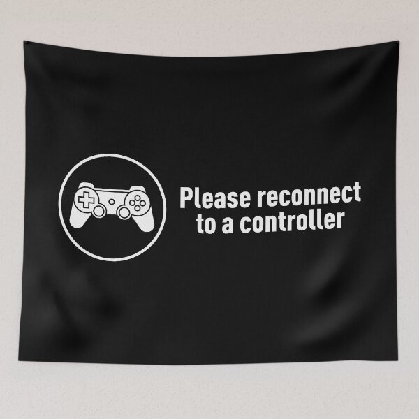 Item preview, Please Reconnect To a Controller (Black BG) designed and sold by FilipeFerreira.