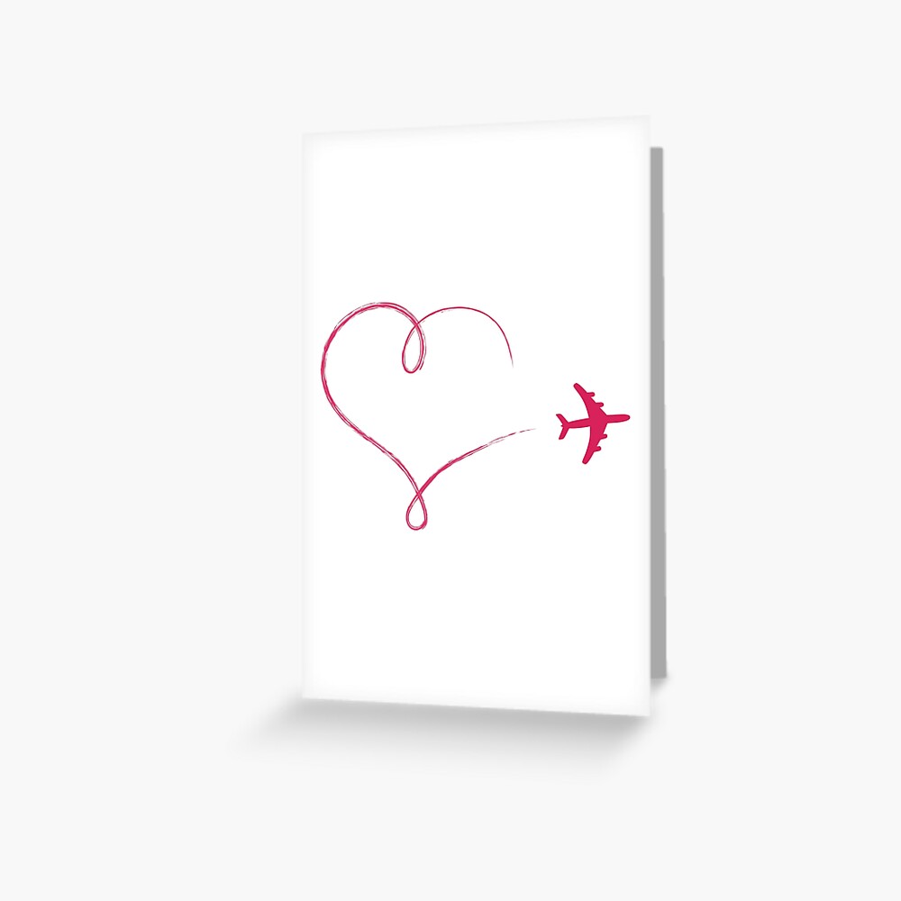 Heart shaped icon in air, made by plane Tote Bag for Sale by pixxart