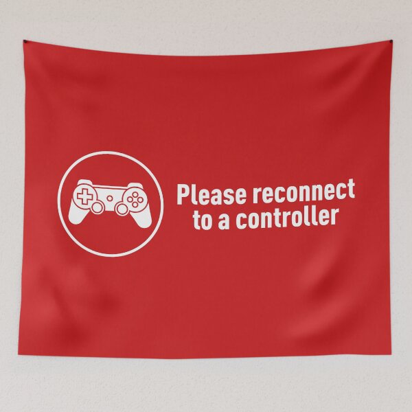 Item preview, Please Reconnect To a Controller (Red BG) designed and sold by FilipeFerreira.