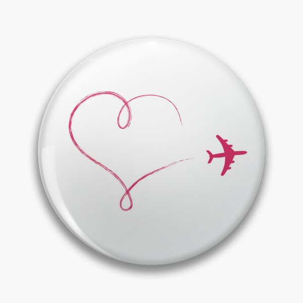 Item preview, Heart shaped icon in air, made by plane designed and sold by pixxart.