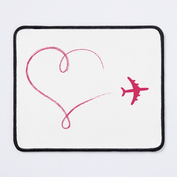 Item preview, Heart shaped icon in air, made by plane designed and sold by pixxart.