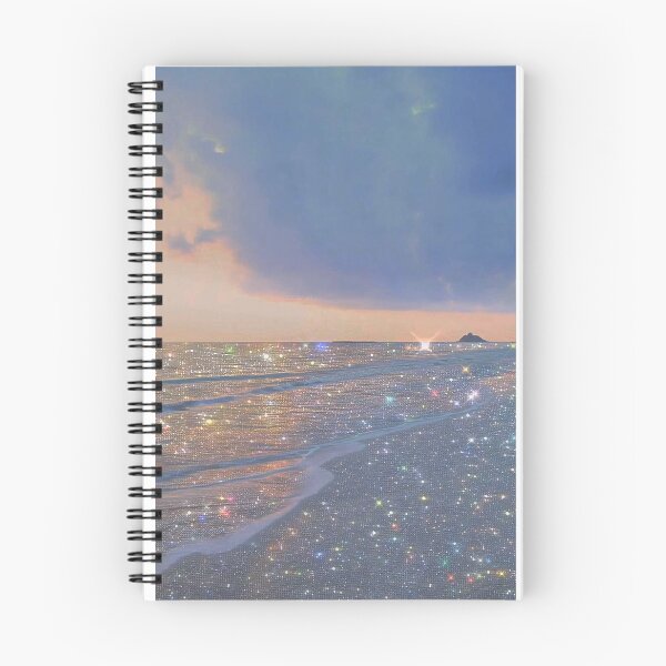 Item preview, Aesthetic Sparkling Beach , waves , sunset ,  designed and sold by BeTheVibe.