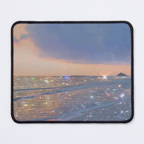 Item preview, Aesthetic Sparkling Beach , waves , sunset ,  designed and sold by BeTheVibe.