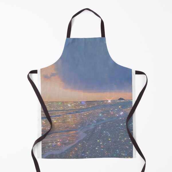 Item preview, Aesthetic Sparkling Beach , waves , sunset , designed and sold by BeTheVibe.
