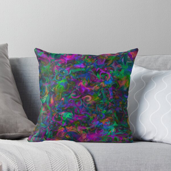 Item preview, Loop Abstract - pink, orange, green, blue, teal, purple, black designed and sold by LindsayLeeArt.