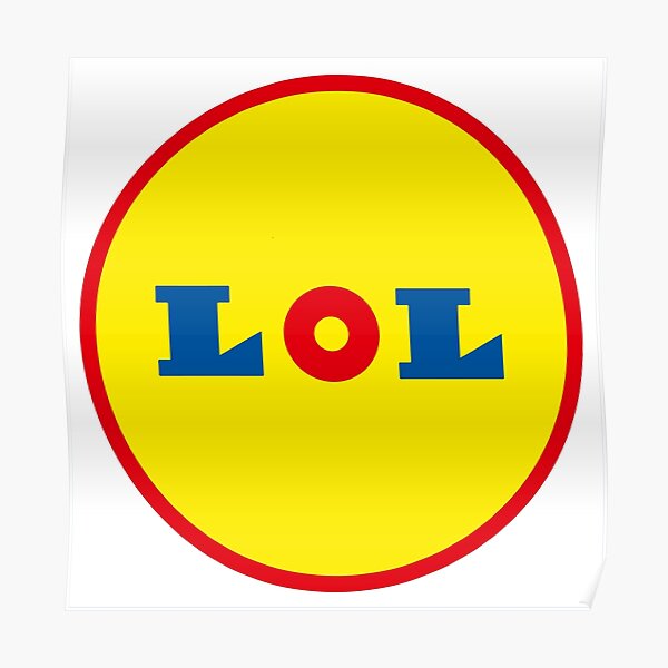 Politie Nacht Vies Lidl Posters for Sale | Redbubble