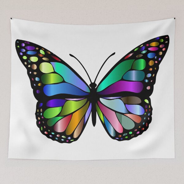 Artikelvorschau, Regenbogen-Schmetterling entworfen und verkauft von Bright Designs.