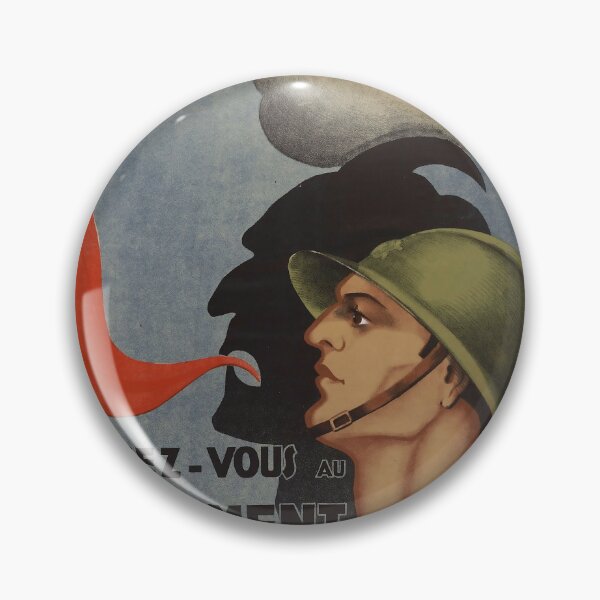 Item preview, Old French Army Recruitment Poster (61e Regiment d'Artillerie) designed and sold by TJHarr.