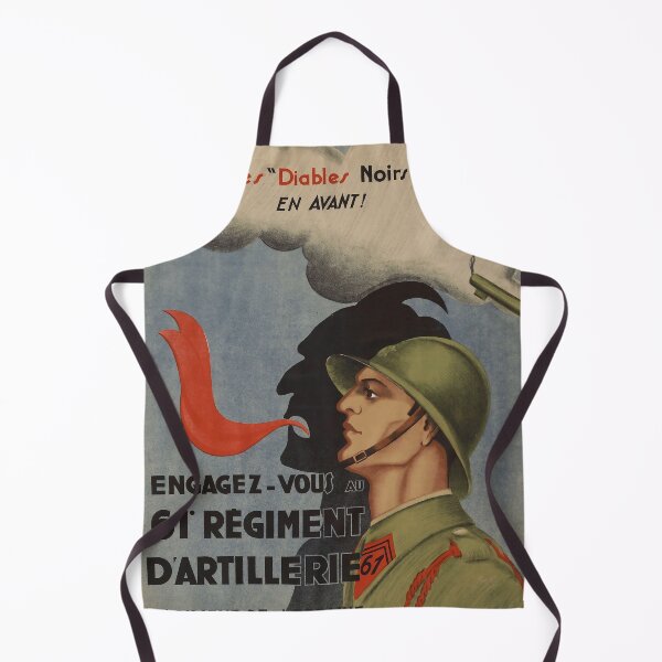 Item preview, Old French Army Recruitment Poster (61e Regiment d'Artillerie) designed and sold by TJHarr.