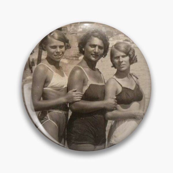 Item preview, Soviet bathers, Yalta, 1938, old photo designed and sold by Rashkin.