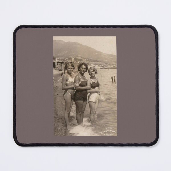Item preview, Soviet bathers, Yalta, 1938, old photo designed and sold by Rashkin.