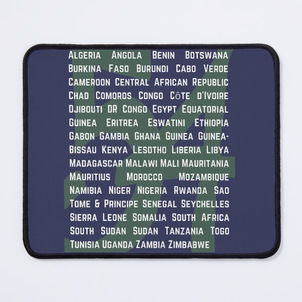 Item preview, African countries 54 designed and sold by Yoshi-Tees.