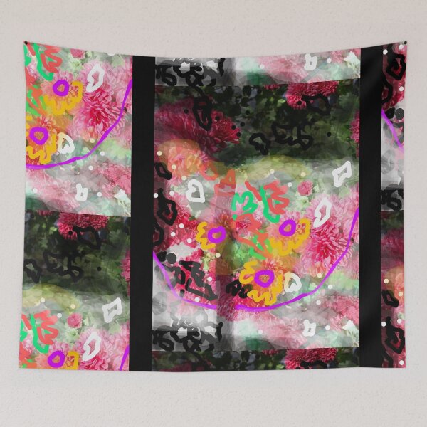 Item preview, Flowers & Motifs Colorful Digital Art By Cathy Valley Design designed and sold by EarthArtDesigns.