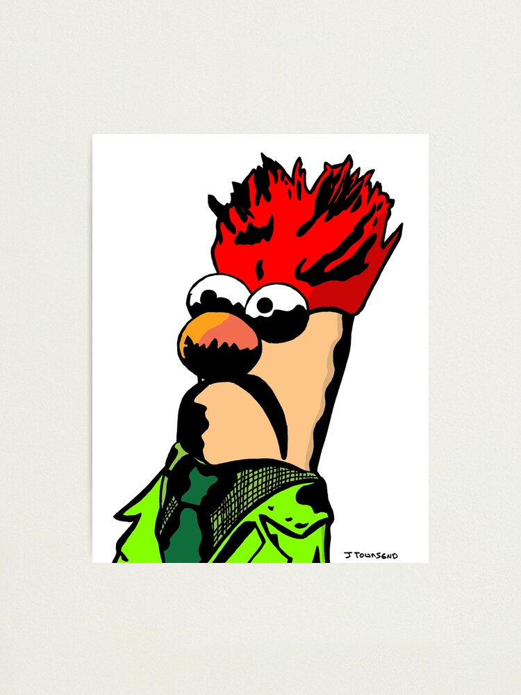 Beaker Muppet Fantastic Colour Poster