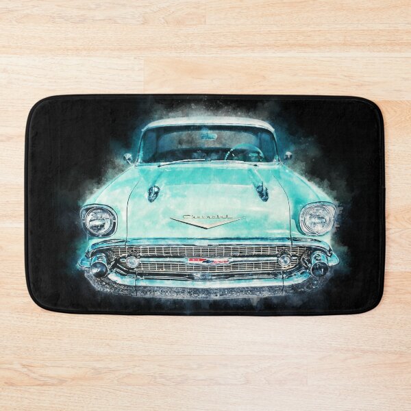 Item preview, 57 Chevy Bel Air American Classic Car Watercolor designed and sold by Andreea Eva Herczegh.