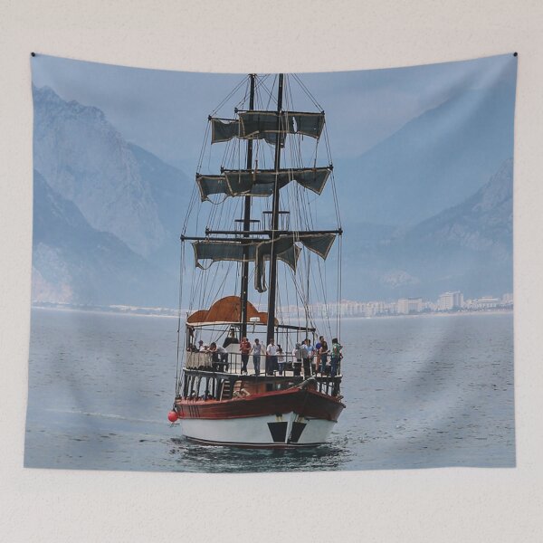 Item preview,   boat art,boat paintings,fishing boat painting,boat artwork,boat wall art, ocean art , sea art, sun art , blue art , boats art on metal,metal art prints,metal picture prints designed and sold by eyesight4vision.