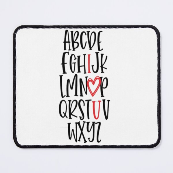 Item preview, ABC Alphabet I Love You English Teacher Valentines Day designed and sold by StoreRahhal.