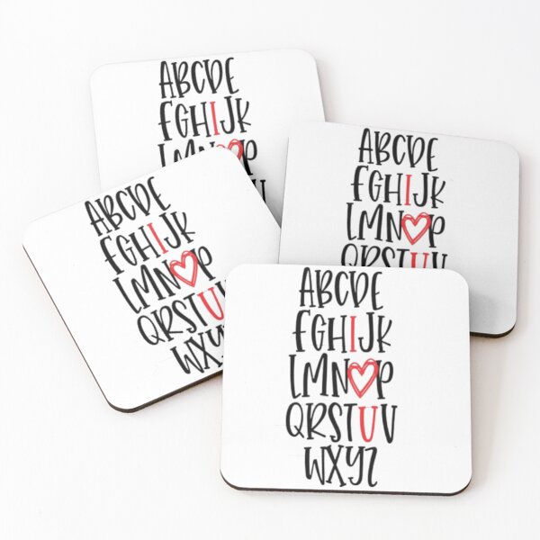 Item preview, ABC Alphabet I Love You English Teacher Valentines Day  designed and sold by StoreRahhal.
