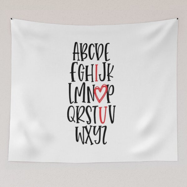 Item preview, ABC Alphabet I Love You English Teacher Valentines Day  designed and sold by StoreRahhal.