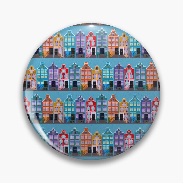 Item preview, Amsterdam Houses designed and sold by Hollyroseart.