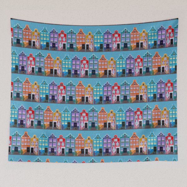 Item preview, Amsterdam Houses designed and sold by Hollyroseart.