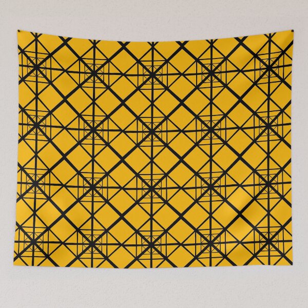 Item preview, Geometric yellow and black Pattern designed and sold by DemonicGloom.