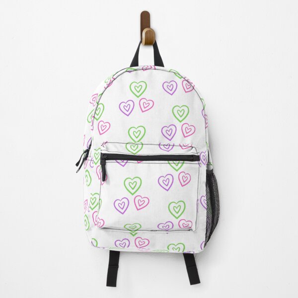 Item preview, Purple, Pink, Green Hearts designed and sold by Shay-All-Day.