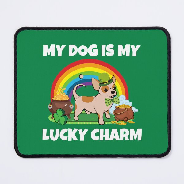Item preview, My Dog Is My Lucky Charm St Patricks Day - Lucky Charm Chihuahua Dog Gift designed and sold by BronikowskiART.