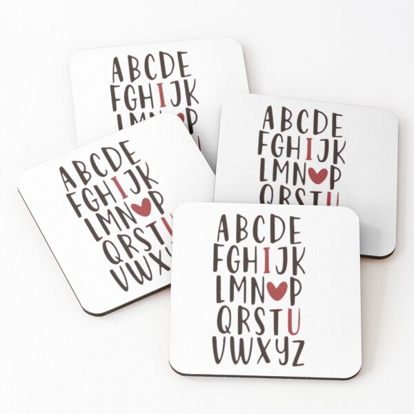 Item preview, ABC Alphabet I Love You English Teacher Valentines Day  designed and sold by StoreRahhal.