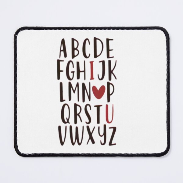 Item preview, ABC Alphabet I Love You English Teacher Valentines Day designed and sold by StoreRahhal.