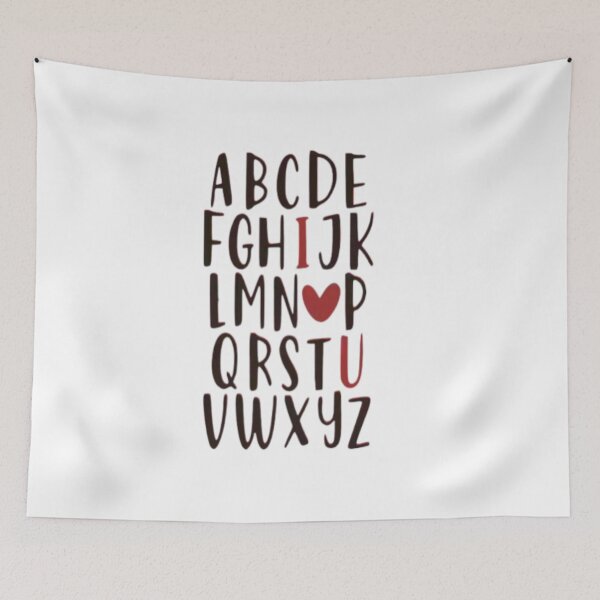 Item preview, ABC Alphabet I Love You English Teacher Valentines Day  designed and sold by StoreRahhal.