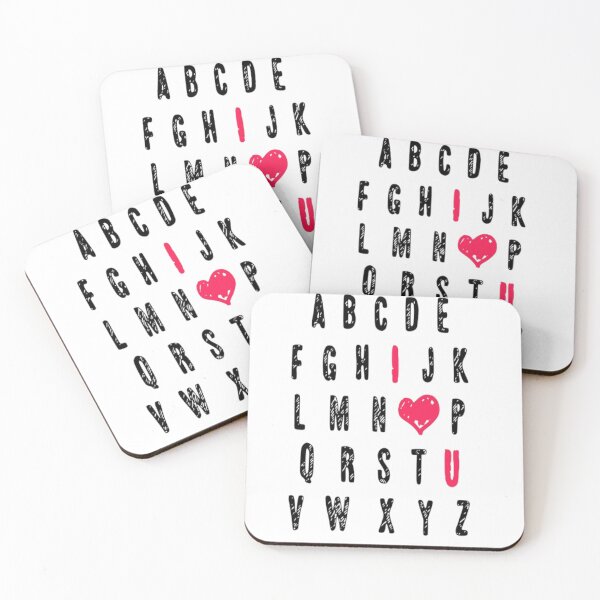 Item preview,  ABC Alphabet I Love You English Teacher Valentines Day  designed and sold by StoreRahhal.