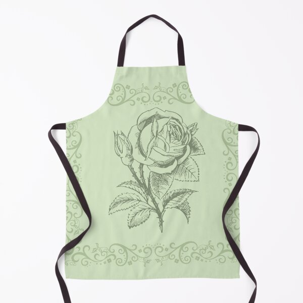 Item preview, Rose Flower Sage Green designed and sold by Smart-Arts.
