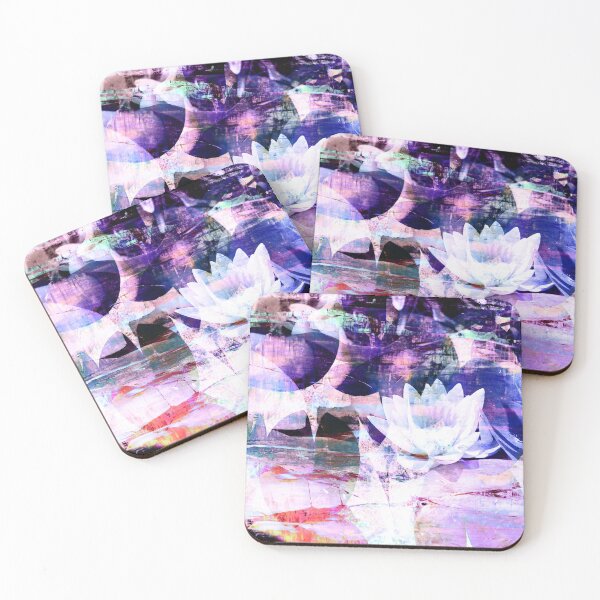 Item preview, "Water Lily Pond" No.3 | Digital Painting designed and sold by LiseHoltArt.