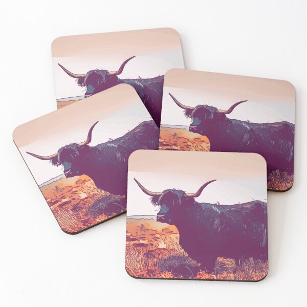 Item preview, Bull with Horns Color Noir designed and sold by HeatherAP.