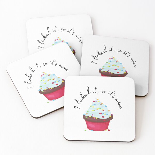 Item preview, I Licked It So It's Mine - Chocolate Cupcake designed and sold by Flip Your Pancake.