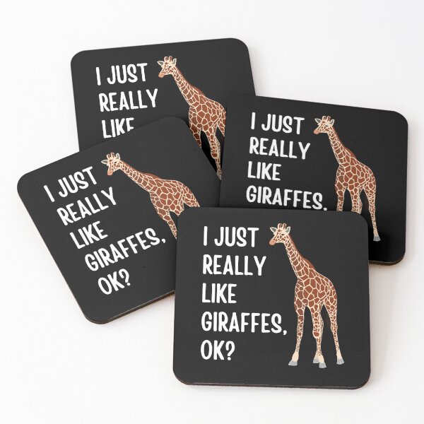 Item preview, I Just Really Like Giraffes Ok designed and sold by cimibaka25.