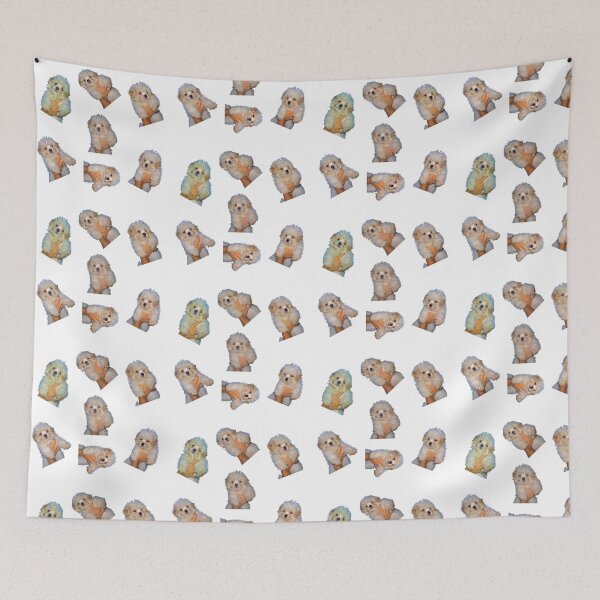 Item preview, Shih Tzu Puppy Stickers designed and sold by likbatonboot.