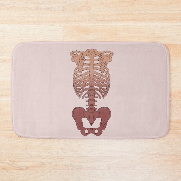 Item preview, Mauve ombré rib cage pattern  designed and sold by Death-byart.